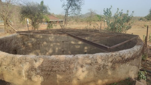 Well construction at Ashram school Parli